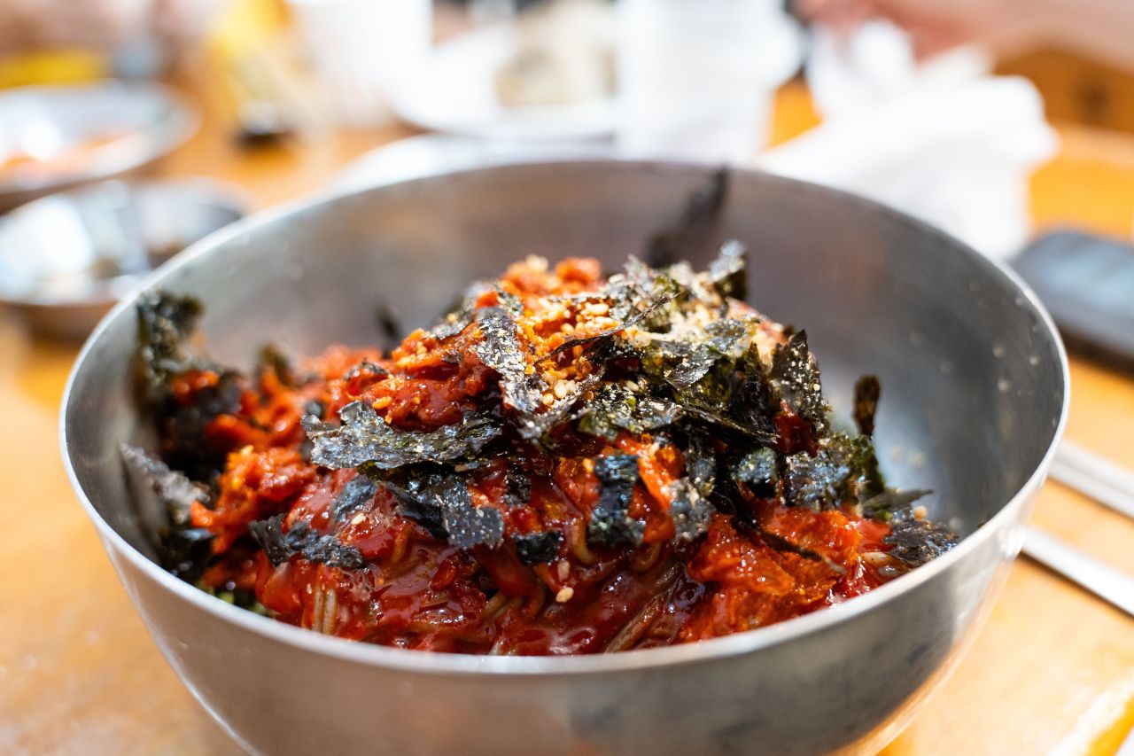 비빔막국수