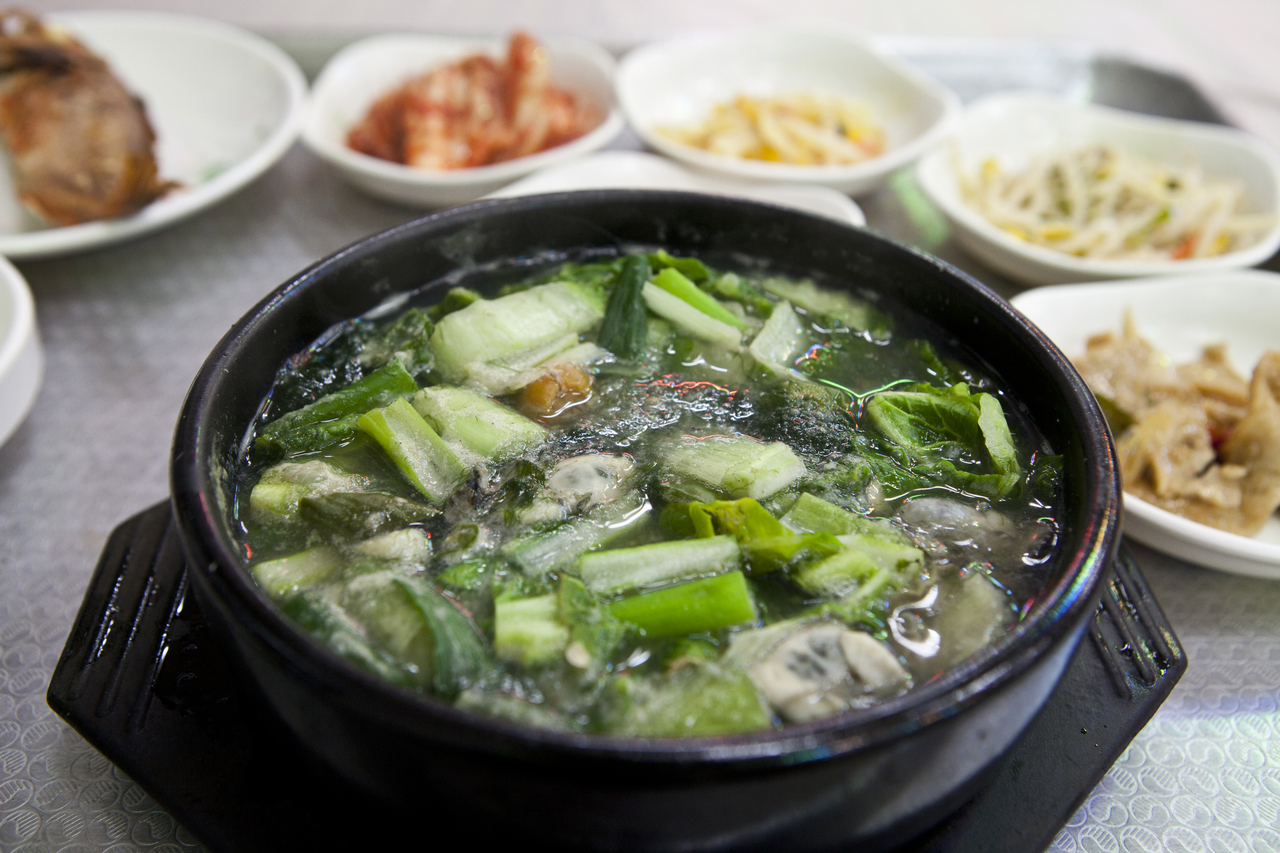 매생이굴국밥