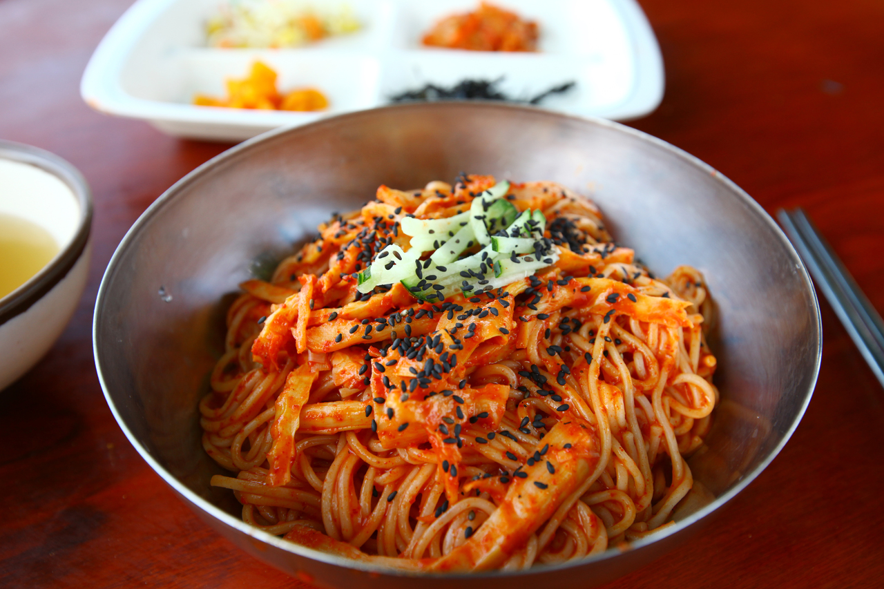 죽순비빔국수