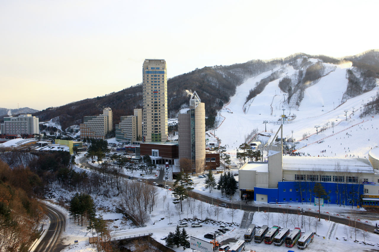 휘닉스파크스키장