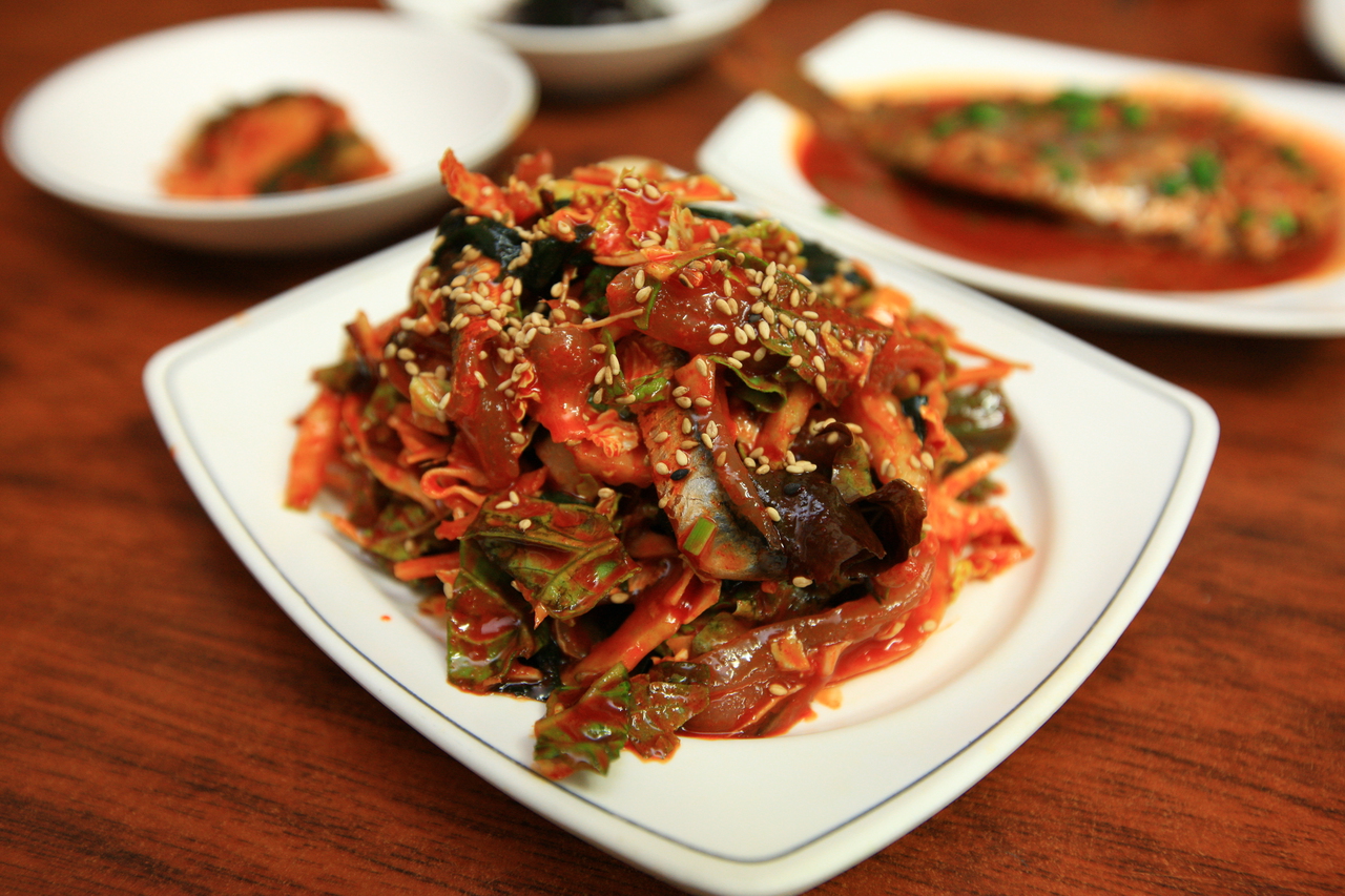 멸치회무침