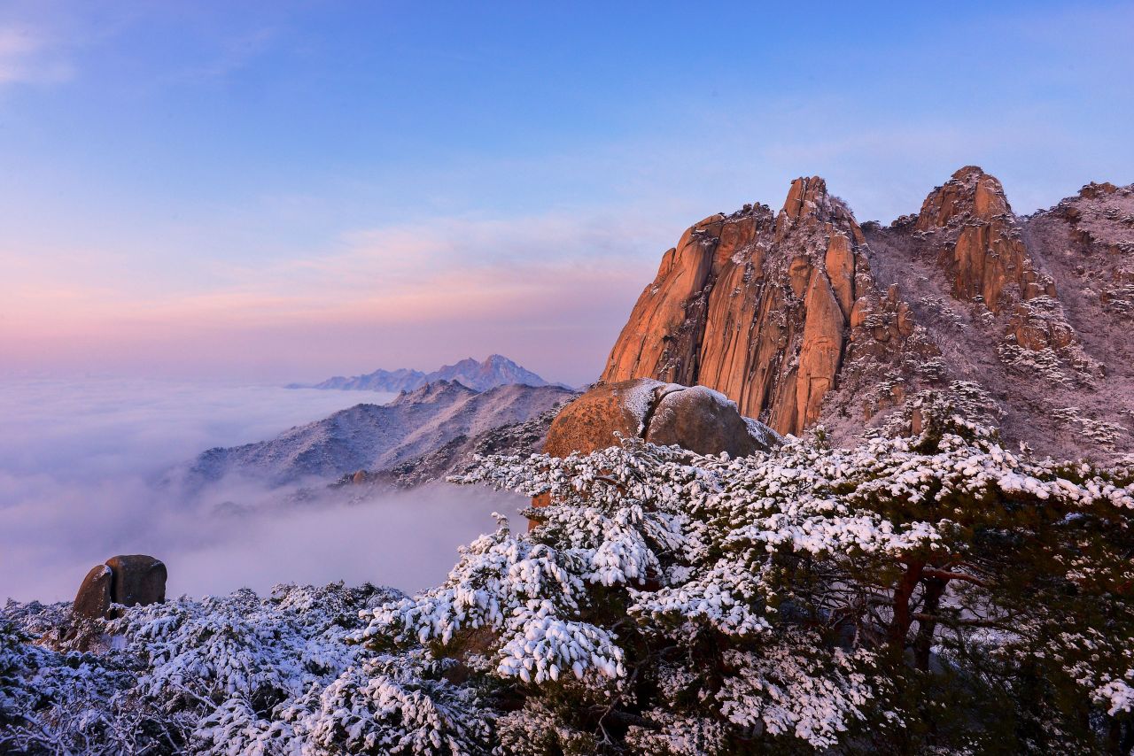 눈꽃바다의 산
