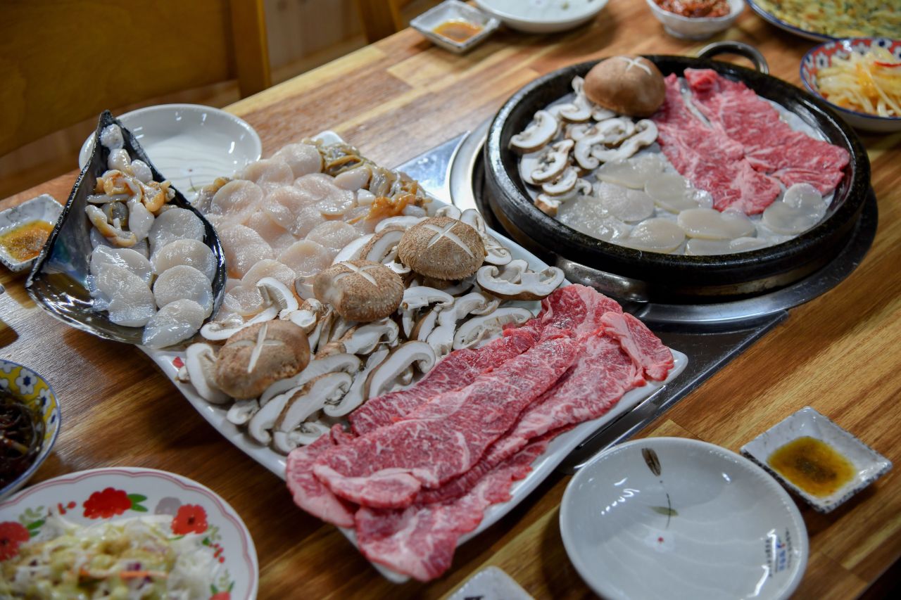 키조개삼합