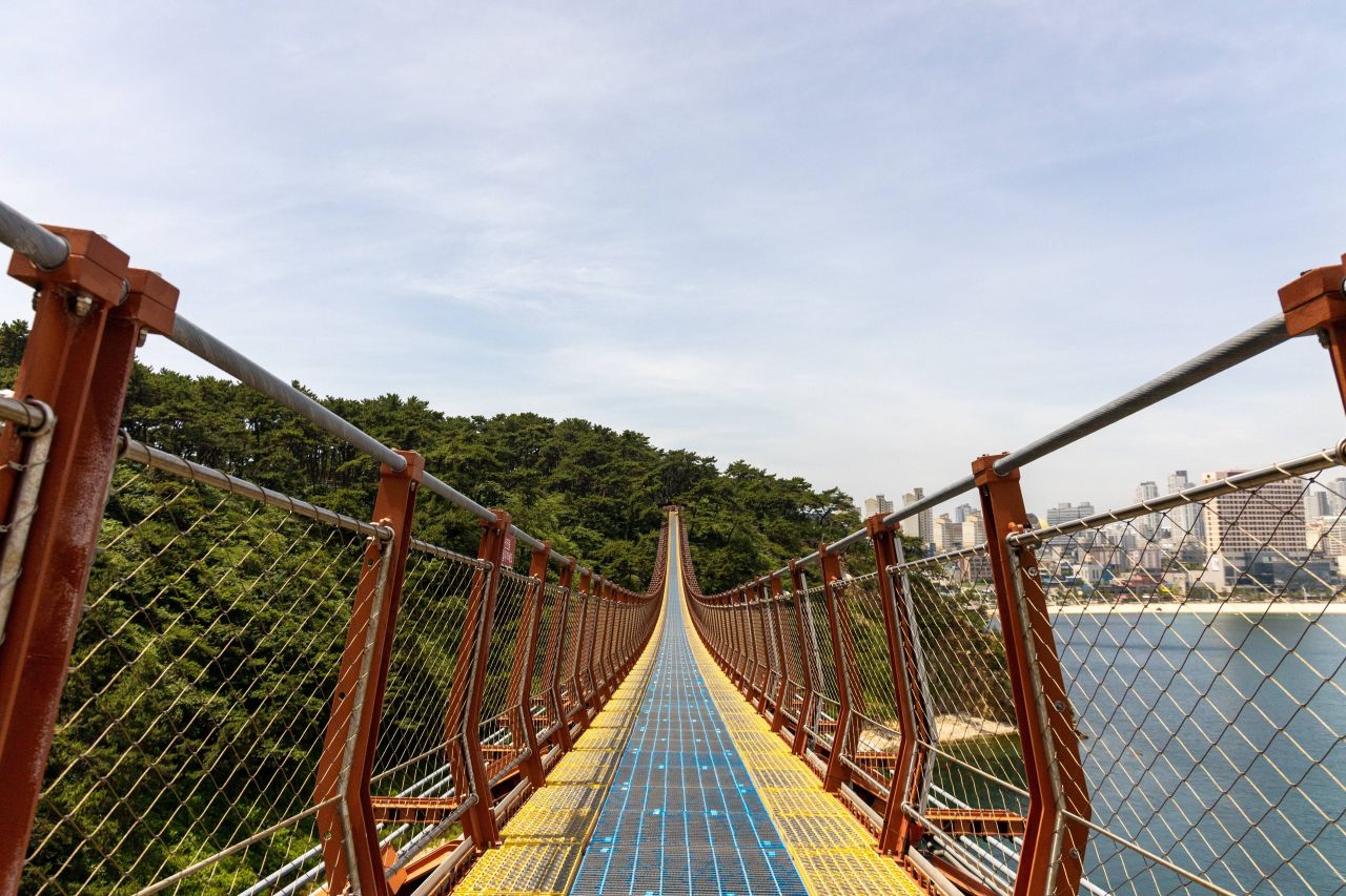대왕암공원 출렁다리