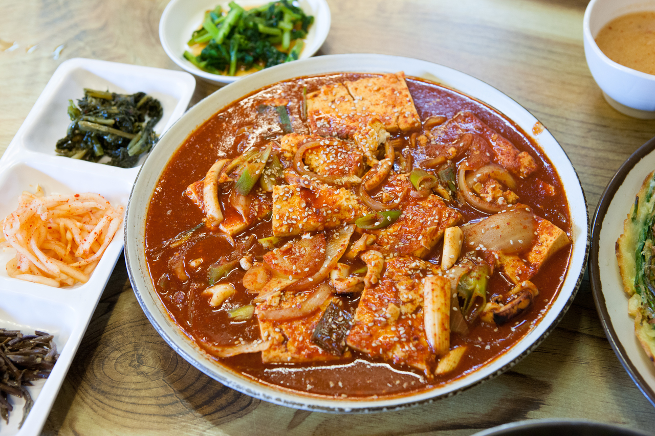 보문산 향토음식거리