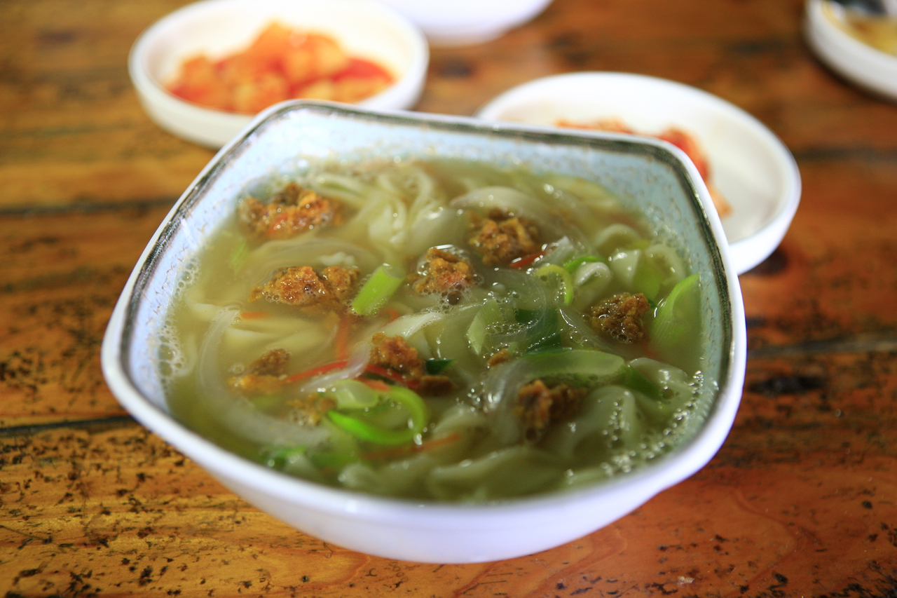 성게칼국수