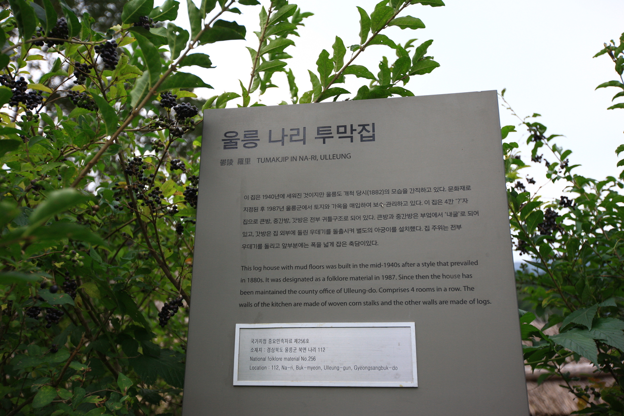 울릉도투막집