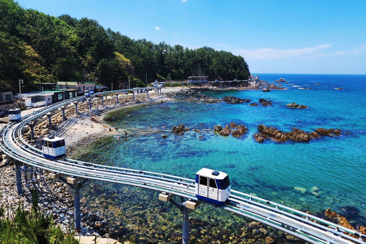 울진 하트해변 풍경