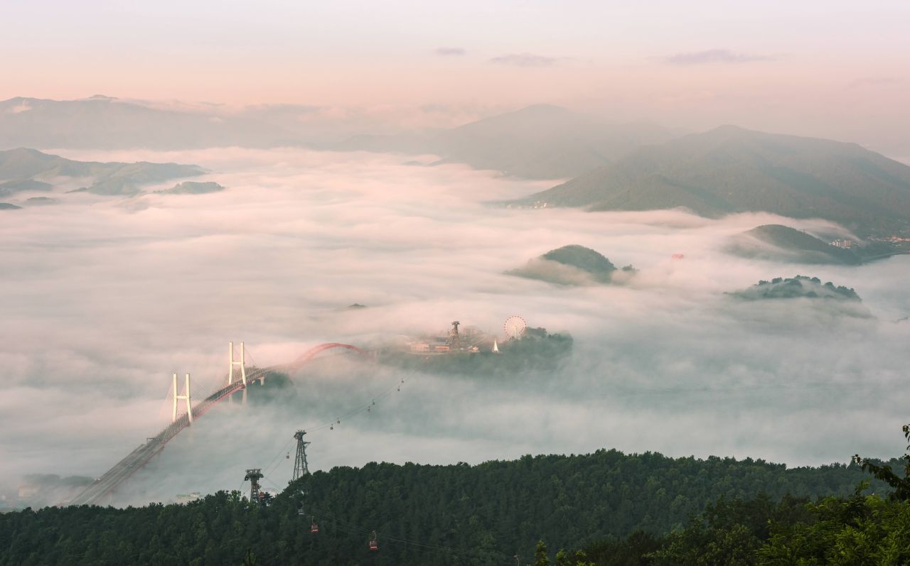 구름위의 길 삼천포대교