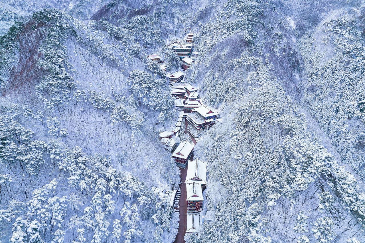 구인사 설경