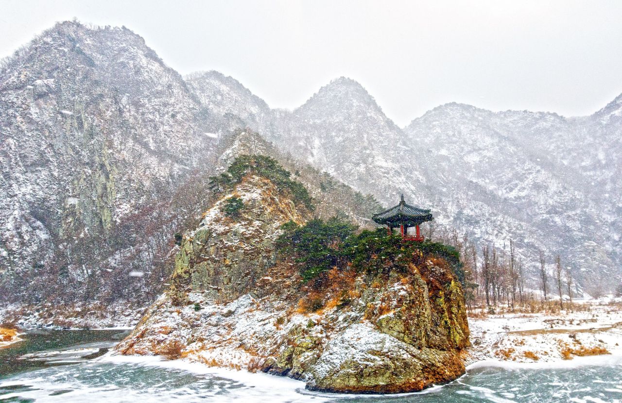 월류정 겨울소경