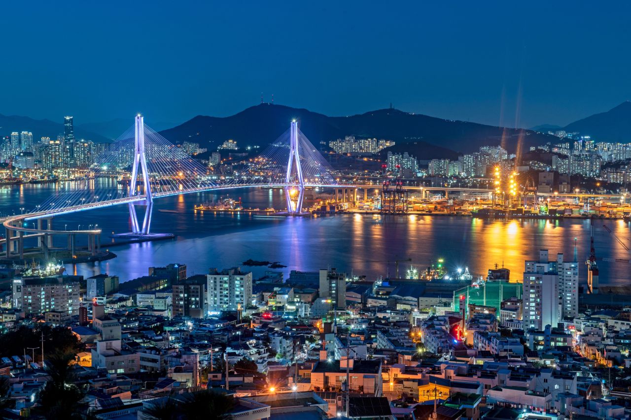 청학배수지전망대