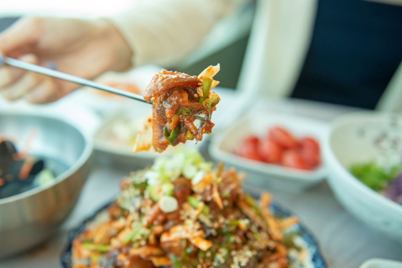멸치쌈밥