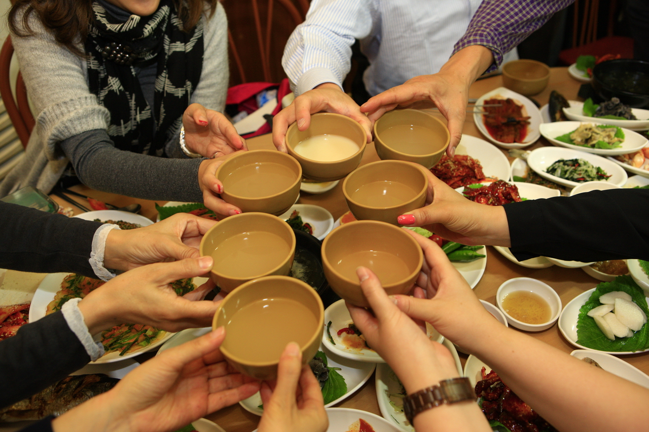 막걸리-전주 사랑채
